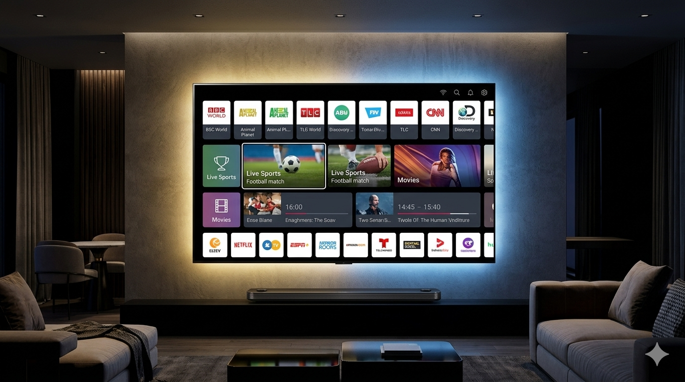 How to Set Up IPTV on Smart TV — Samsung, LG & Android TV (2026)